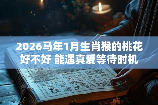 2026马年1月生肖猴的桃花好不好 能遇真爱等待时机
