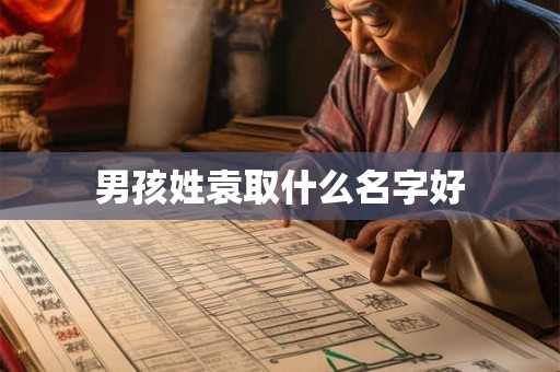 男孩姓袁取什么名字好 男孩姓袁取什么名字好