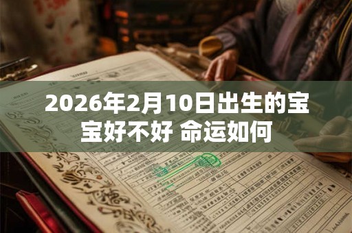 2026年2月10日出生的宝宝好不好 命运如何
