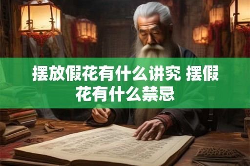 摆放假花有什么讲究 摆假花有什么禁忌
