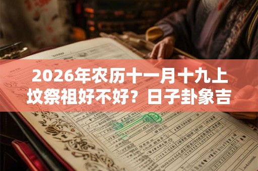 2026年农历十一月十九上坟祭祖好不好？日子卦象吉凶？