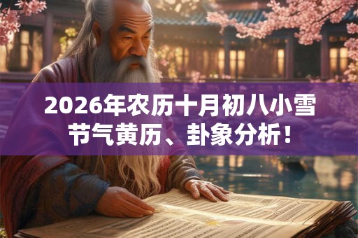 2026年农历十月初八小雪节气黄历、卦象分析！