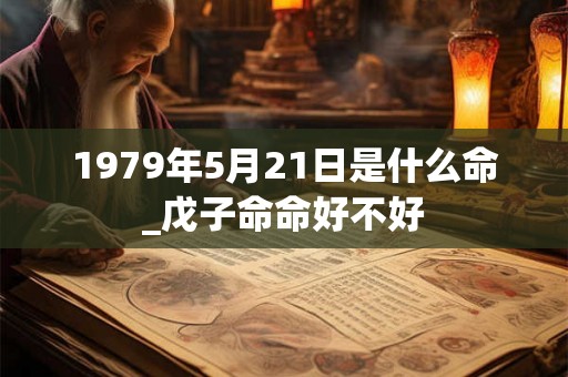 1979年5月21日是什么命_戊子命命好不好