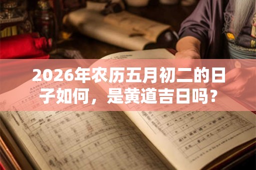 2026年农历五月初二的日子如何，是黄道吉日吗？