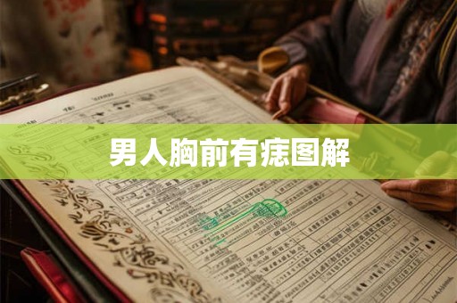 男人胸前有痣图解