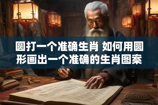 圆打一个准确生肖 如何用圆形画出一个准确的生肖图案 圆打一个准确生肖 如何用圆形画出一个准确的生肖图案
