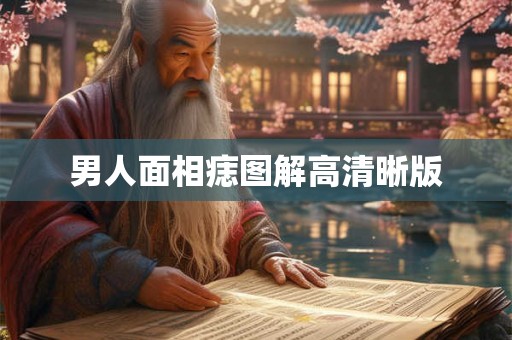 男人面相痣图解高清晰版