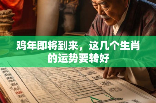 鸡年即将到来，这几个生肖的运势要转好