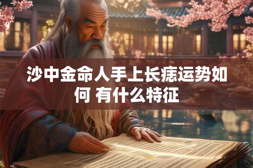 沙中金命人手上长痣运势如何 有什么特征 沙中金命人手上长痣运势如何 有什么特征