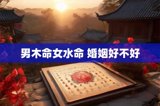 男木命女水命 婚姻好不好