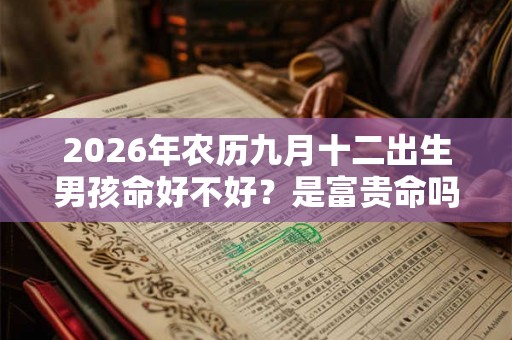 2026年农历九月十二出生男孩命好不好？是富贵命吗？