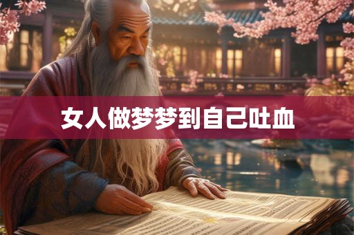 女人做梦梦到自己吐血