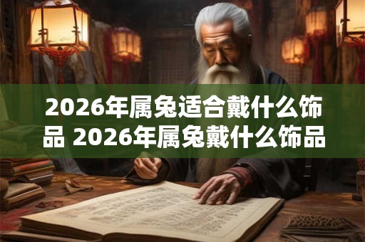 2026年属兔适合戴什么饰品 2026年属兔戴什么饰品
