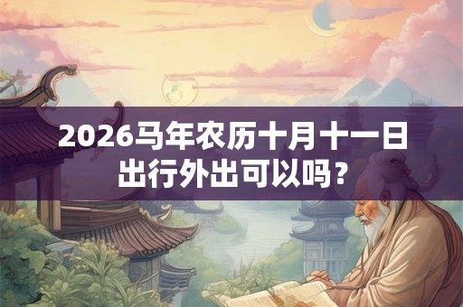 2026马年农历十月十一日出行外出可以吗？