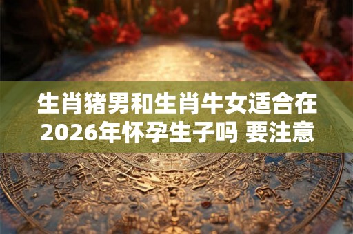 生肖猪男和生肖牛女适合在2026年怀孕生子吗 要注意什么