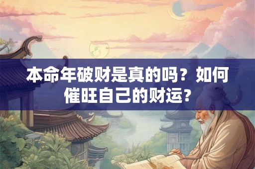 本命年破财是真的吗？如何催旺自己的财运？