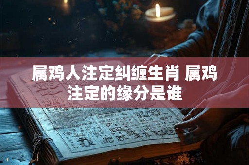 属鸡人注定纠缠生肖 属鸡注定的缘分是谁