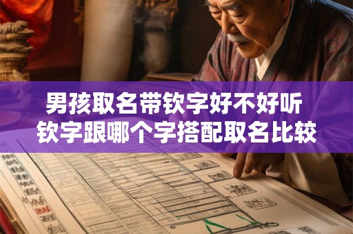 男孩取名带钦字好不好听 钦字跟哪个字搭配取名比较好