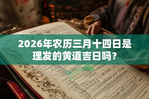 2026年农历三月十四日是理发的黄道吉日吗? 2026年农历三月十四日是理发的黄道吉日吗?