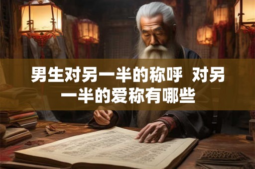 男生对另一半的称呼 对另一半的爱称有哪些 男生对另一半的称呼 对另一半的爱称有哪些