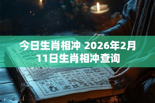 今日生肖相冲 2026年2月11日生肖相冲查询 今日生肖相冲 2026年2月11日生肖相冲查询
