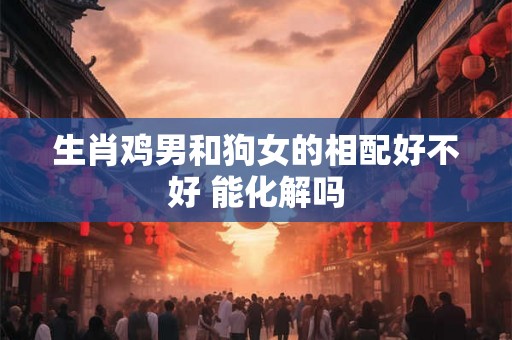 生肖鸡男和狗女的相配好不好 能化解吗