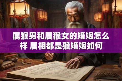 属猴男和属猴女的婚姻怎么样 属相都是猴婚姻如何