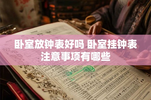 卧室放钟表好吗 卧室挂钟表注意事项有哪些 卧室放钟表好吗 卧室挂钟表注意事项有哪些