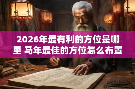 2026年最有利的方位是哪里 马年最佳的方位怎么布置