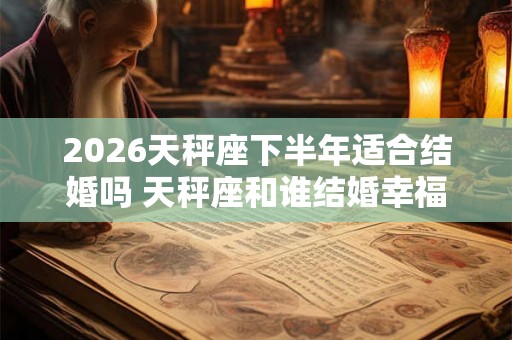 2026天秤座下半年适合结婚吗 天秤座和谁结婚幸福