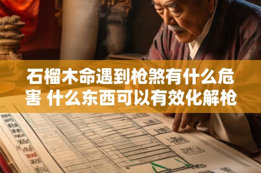 石榴木命遇到枪煞有什么危害 什么东西可以有效化解枪煞