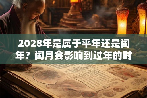 2028年是属于平年还是闰年？闰月会影响到过年的时间？