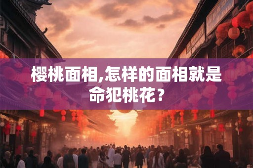 樱桃面相,怎样的面相就是命犯桃花? 樱桃面相,怎样的面相就是命犯桃花?