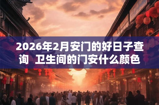 2026年2月安门的好日子查询  卫生间的门安什么颜色好