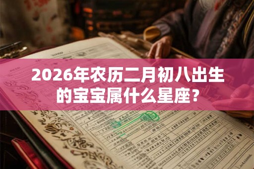 2026年农历二月初八出生的宝宝属什么星座？