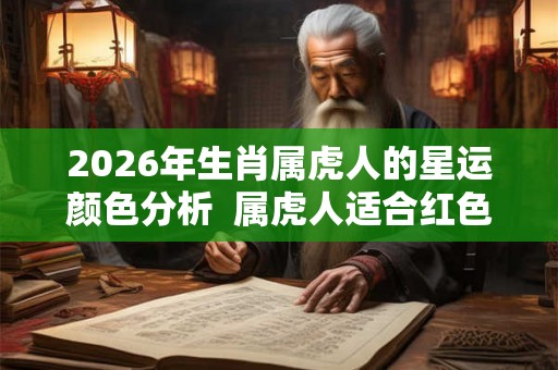 2026年生肖属虎人的星运颜色分析  属虎人适合红色吗