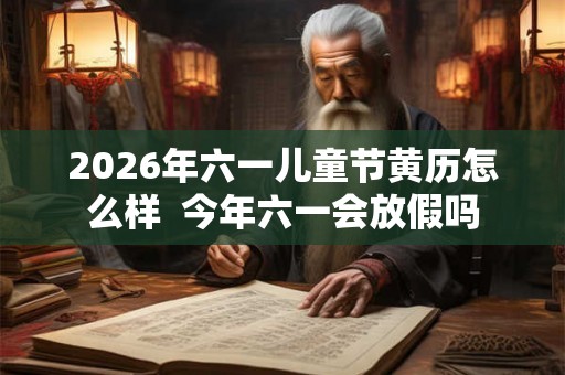 2026年六一儿童节黄历怎么样 今年六一会放假吗 2026年六一儿童节黄历怎么样 今年六一会放假吗