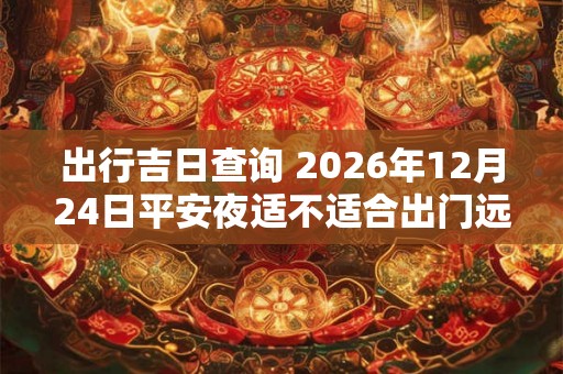出行吉日查询 2026年12月24日平安夜适不适合出门远行