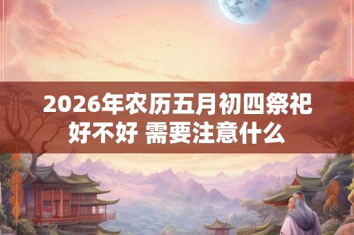2026年农历五月初四祭祀好不好 需要注意什么