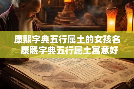 康熙字典五行属土的女孩名 康熙字典五行属土寓意好的字 康熙字典五行属土的女孩名 康熙字典五行属土寓意好的字