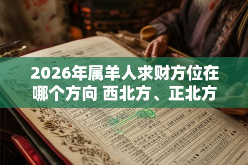 2026年属羊人求财方位在哪个方向 西北方、正北方