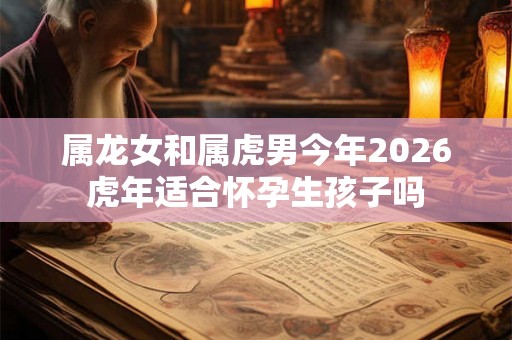 属龙女和属虎男今年2026虎年适合怀孕生孩子吗