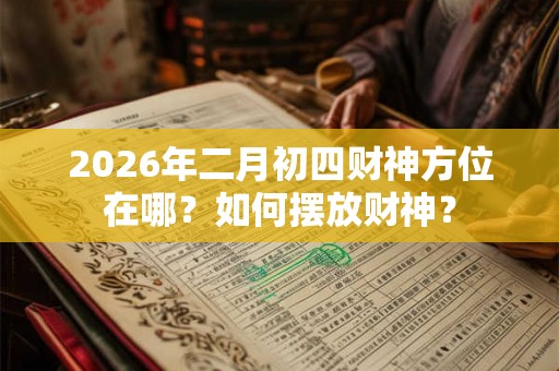 2026年二月初四财神方位在哪?如何摆放财神? 2026年二月初四财神方位在哪?如何摆放财神?