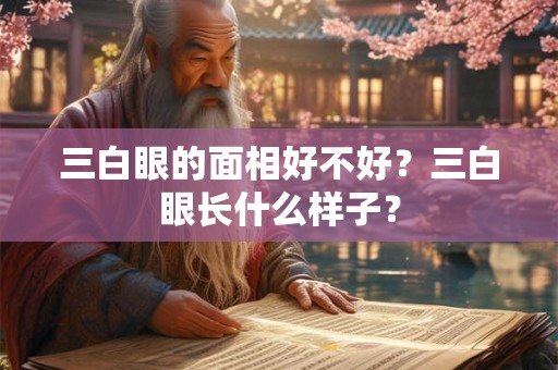 三白眼的面相好不好？三白眼长什么样子？