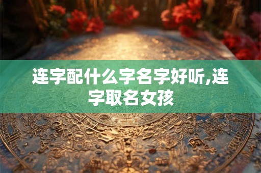 连字配什么字名字好听,连字取名女孩