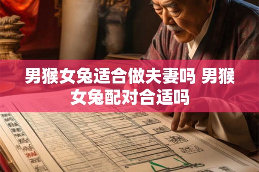 男猴女兔适合做夫妻吗 男猴女兔配对合适吗 男猴女兔适合做夫妻吗 男猴女兔配对合适吗