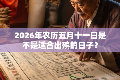 2026年农历五月十一日是不是适合出殡的日子？