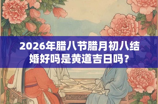 2026年腊八节腊月初八结婚好吗是黄道吉日吗？