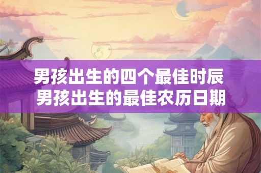 男孩出生的四个最佳时辰 男孩出生的最佳农历日期