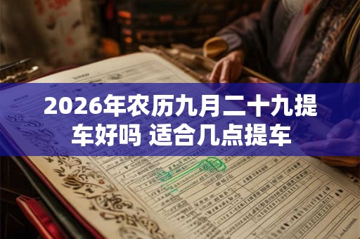 2026年农历九月二十九提车好吗 适合几点提车